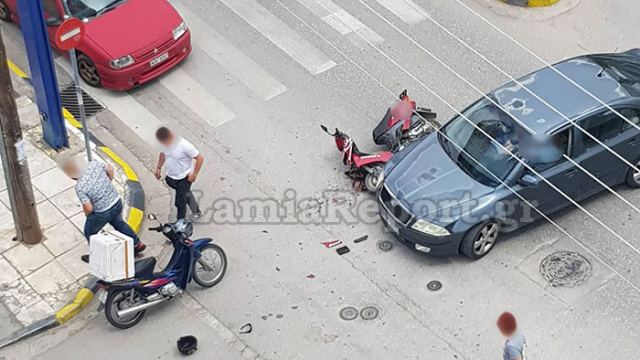 Λαμία: Χτύπησε ντελιβερά και δε σταμάτησε