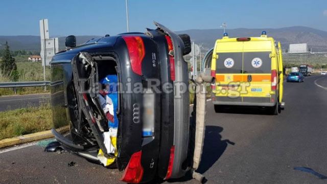 Σφοδρή σύγκρουση στην αερογέφυρα της Αγίας Μαρίνας (ΒΙΝΤΕΟ-ΦΩΤΟ)